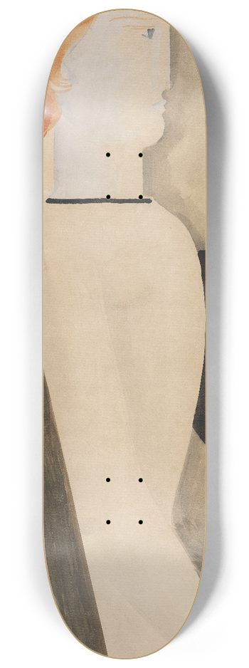 Oskar Schlemmer - Sitzende 8.25 inch art skate deck