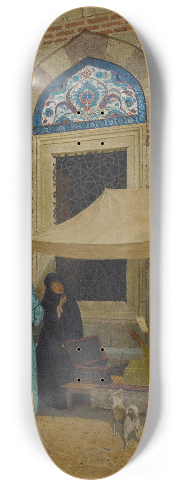 Osman Hamdi Bey - Public Scribe 8.25 inch art skate deck