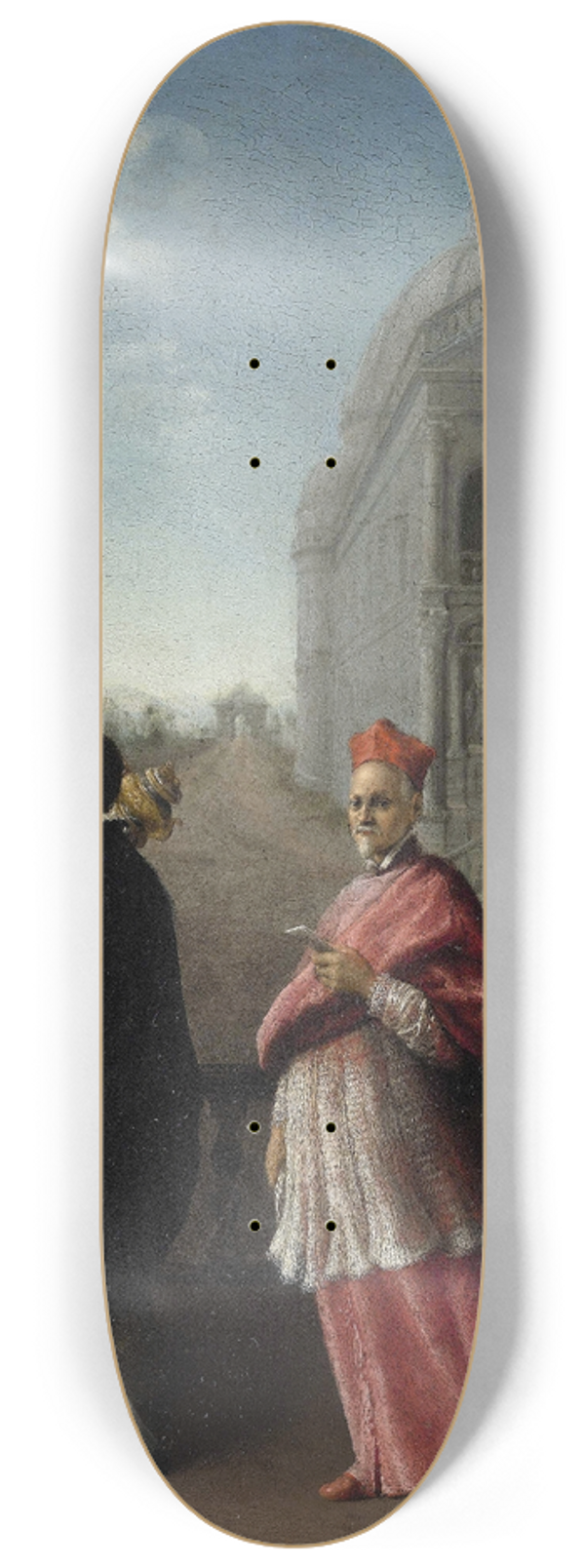 Ottavio Leoni - A Cardinals Procession 8.25 inch art skate deck