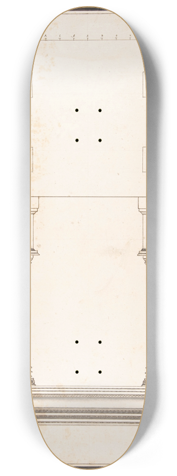 Antonio Maria Visentini - Entrance Portal; Plan and Elevation, Each Pier Consisting of Two Pilasters 8.25 inch art skate deck