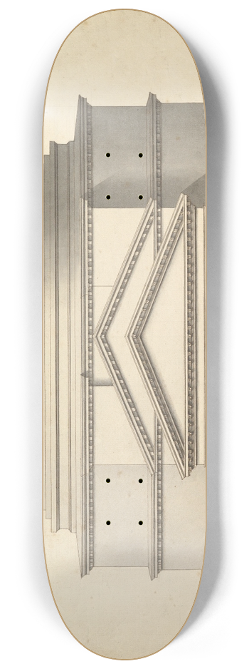 Antonio Maria Visentini - Facade of a Rotunda 8.25 inch art skate deck