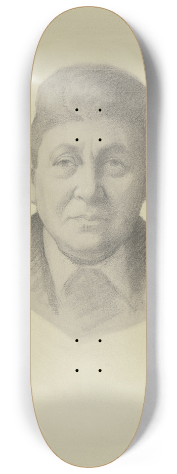 Ottilie Wilhelmine Roederstein - Bildnis Gabriele von Wartensleben 8.25 inch art skate deck