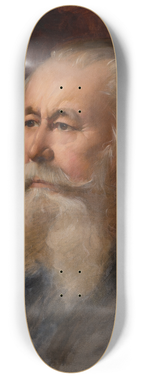 Ottilie Wilhelmine Roederstein - Portrait of the Concert Singer and Conductor Prof. Julius Stockhausen 8.25 inch art skate deck