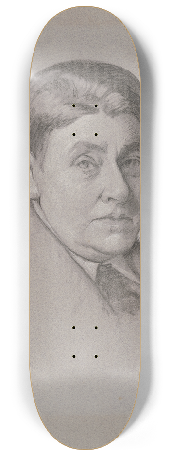 Ottilie Wilhelmine Roederstein - Portrtkopf Grfin von Wartensleben 8.25 inch art skate deck