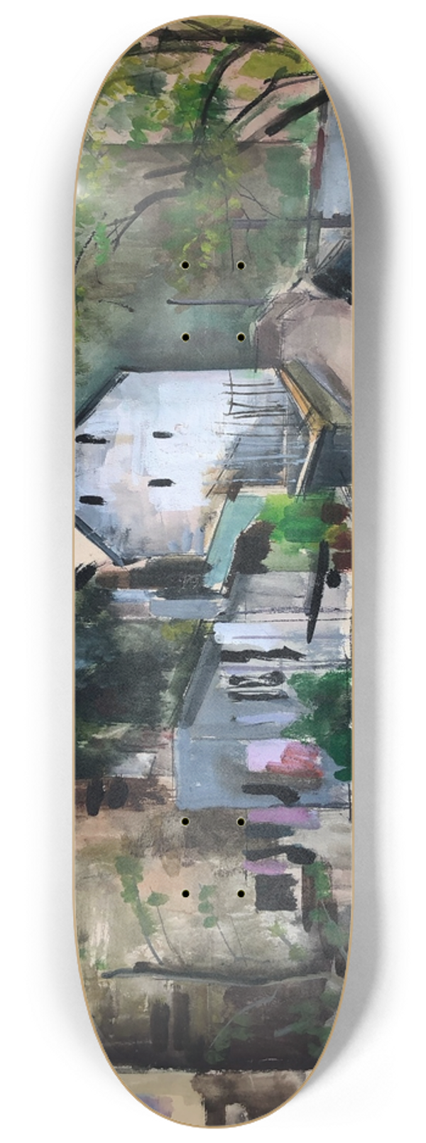 Otto Geigenberger - Esch an der Sauer (Luxemburg) 8.25 inch art skate deck