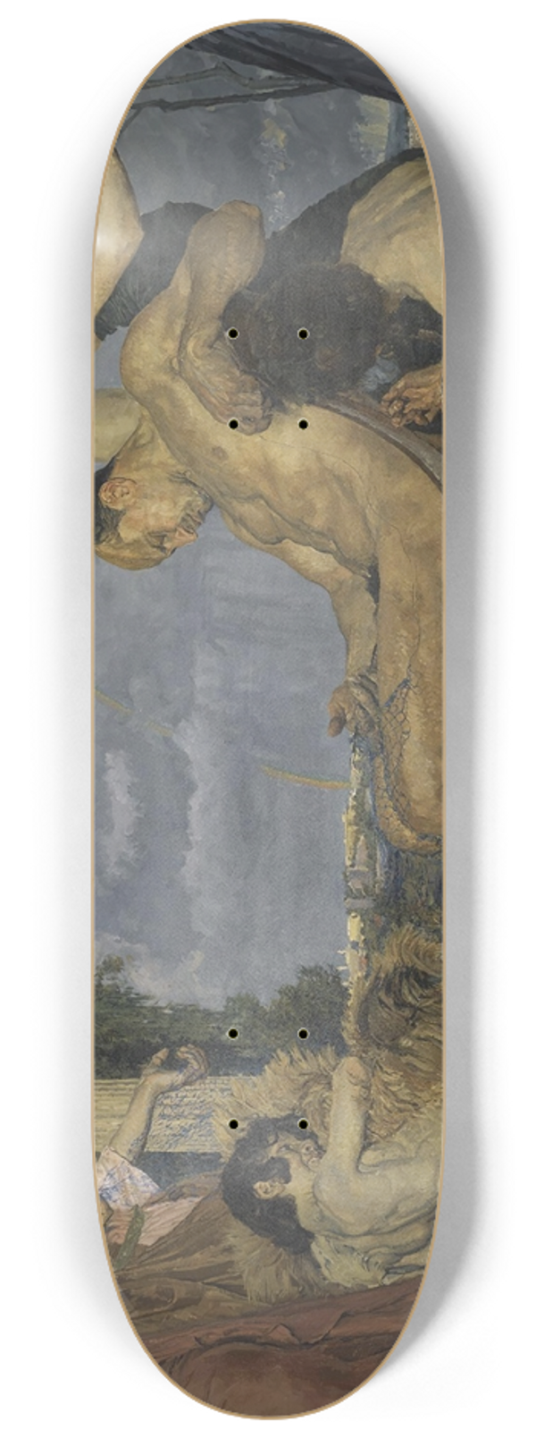 Otto Greiner - Herkules Bei Omphale 8.25 inch art skate deck