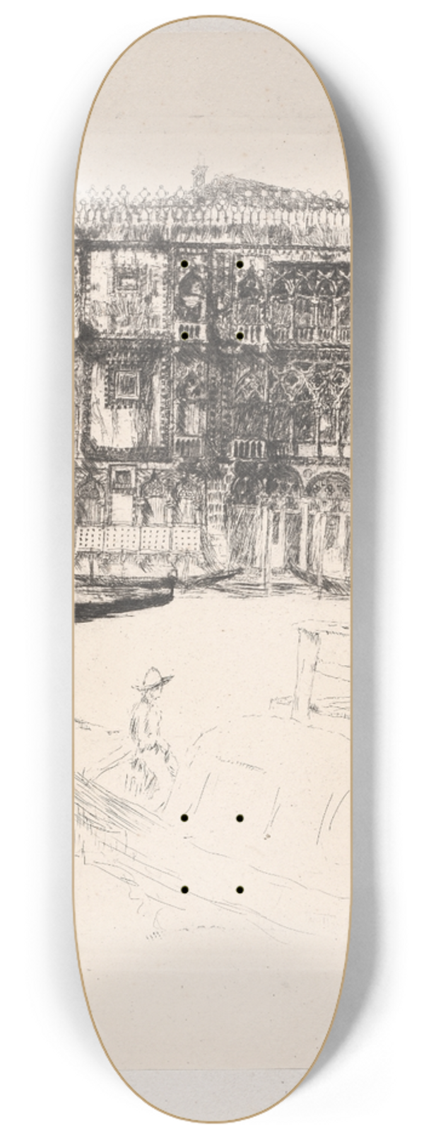 Otto Henry Bacher - C Doro 8.25 inch art skate deck