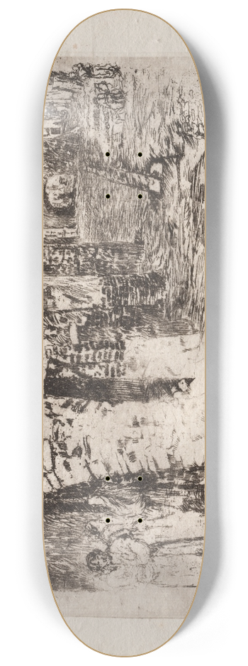 Otto Henry Bacher - Chioggia 8.25 inch art skate deck