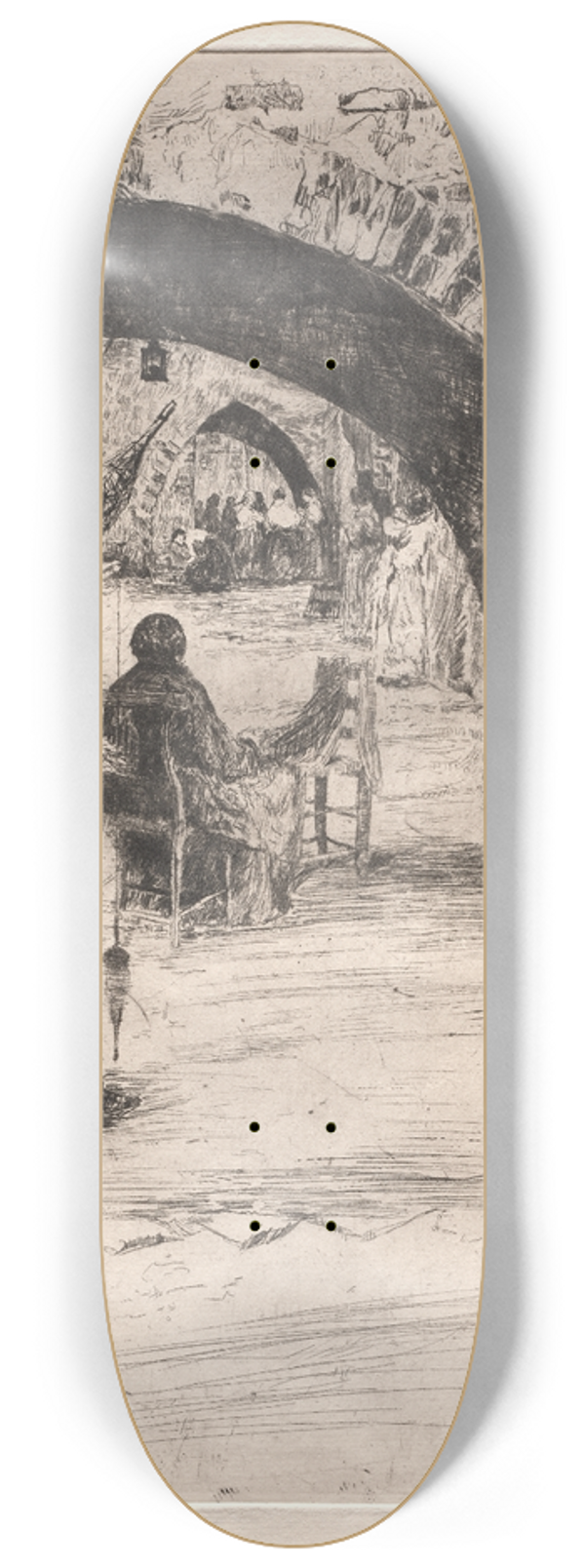 Otto Henry Bacher - Net Makers 8.25 inch art skate deck