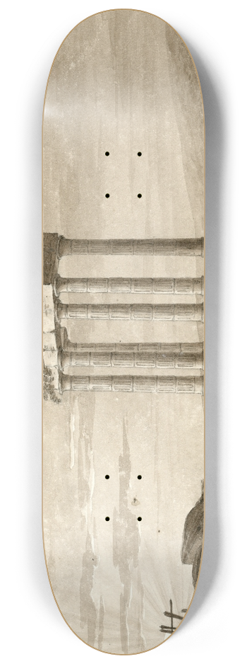 Otto Howen - Antieke Runes bij Talavera in Castillie 8.25 inch art skate deck