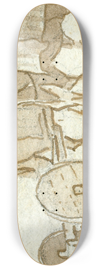 Otto Howen - Een ossenwagen 8.25 inch art skate deck