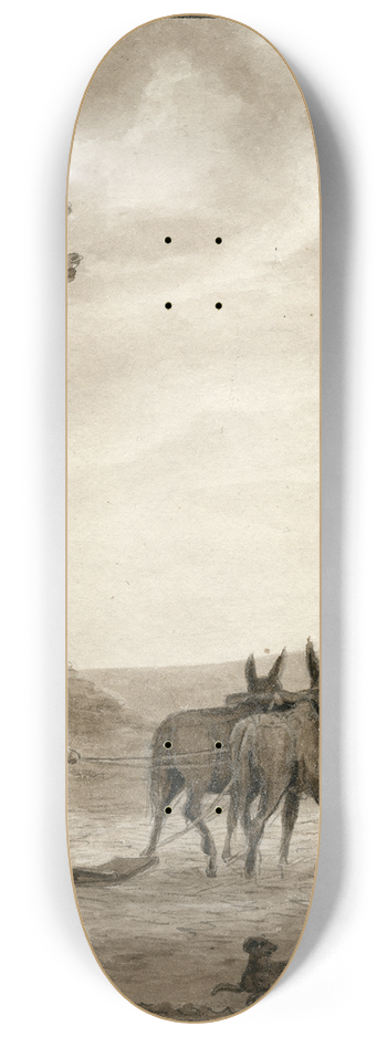 Otto Howen - Het dorsen van het graan 8.25 inch art skate deck