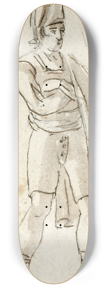 Otto Howen - Spaanse klederdracht 8.25 inch art skate deck