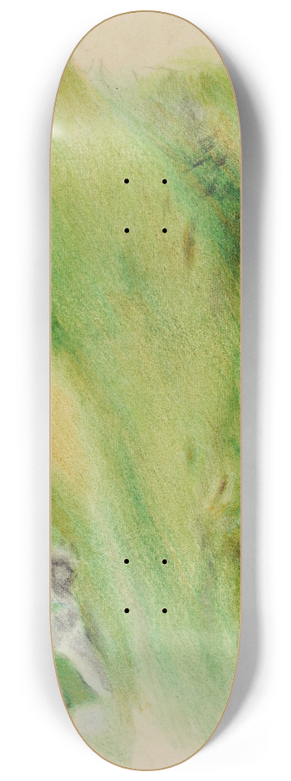 Otto Meyer-Amden - Landschaftsstudie Amden 8.25 inch art skate deck