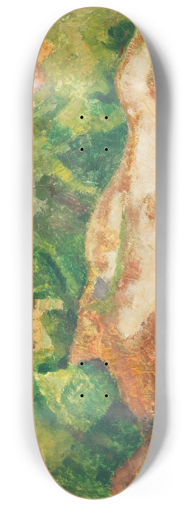Otto Modersohn - Sommerliche Dnenlandschaft in Quelkhorn bei Fischerhude 8.25 inch art skate deck