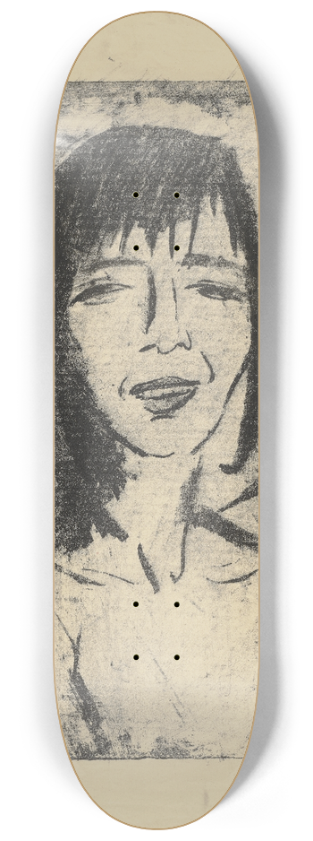 Otto Mueller - Brustbild Maschka II 8.25 inch art skate deck