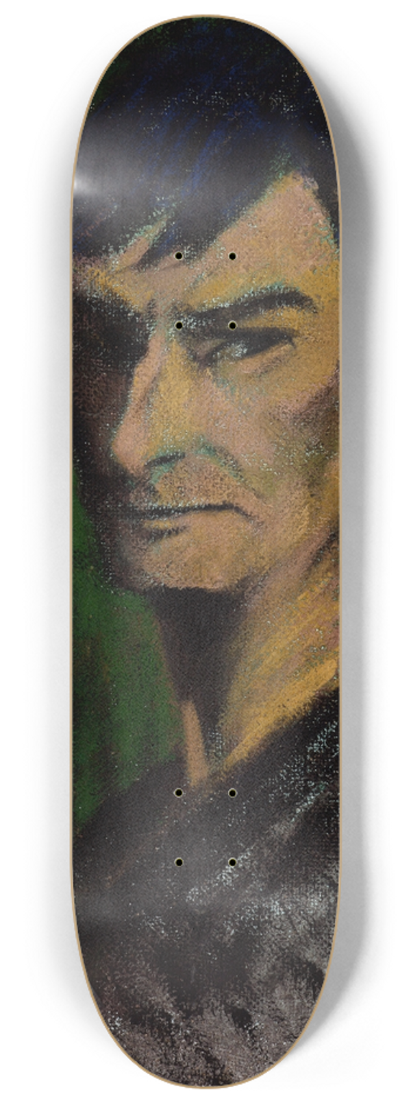 Otto Mueller - Self-Portrait 8.25 inch art skate deck