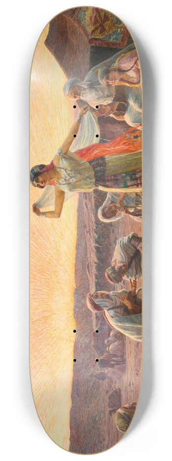 Otto Pilny - Dance in the Desert 8.25 inch art skate deck