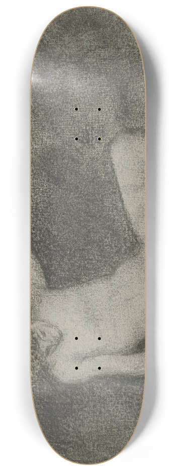 Otto Scholderer - Lagernder nackter Jngling in einer Landschaft 8.25 inch art skate deck