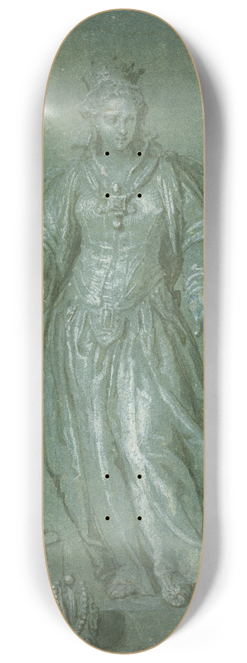 Paolo Veronese - Allegory of Benifico 8.25 inch art skate deck