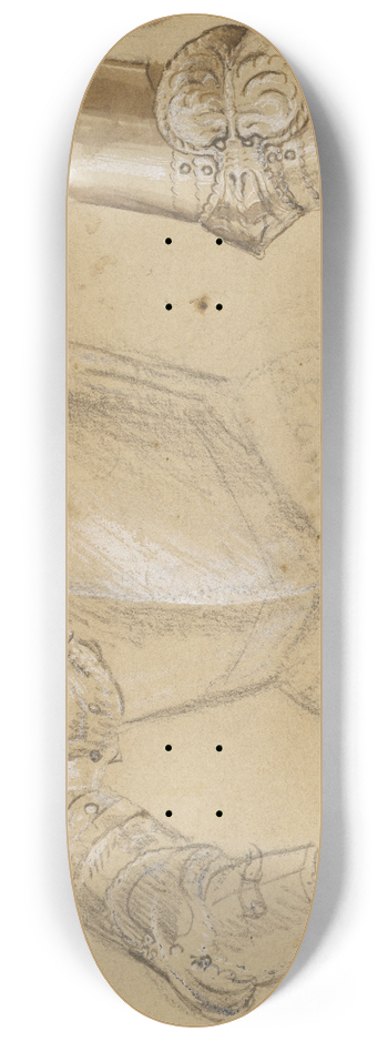 Paolo Veronese - Studies of Armor 8.25 inch art skate deck