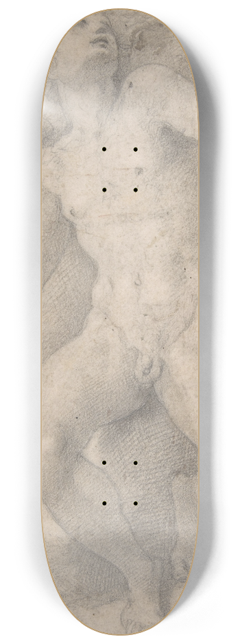 Parmigianino - Seated Figure of Mercury 8.25 inch art skate deck