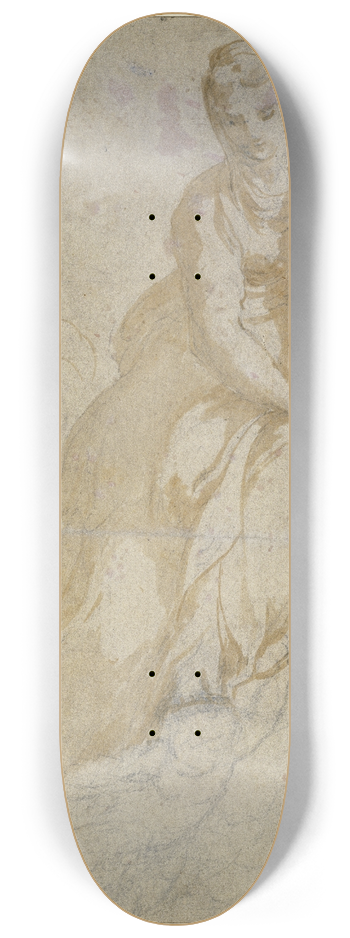 Parmigianino - Study of the Madonna and Child 8.25 inch art skate deck