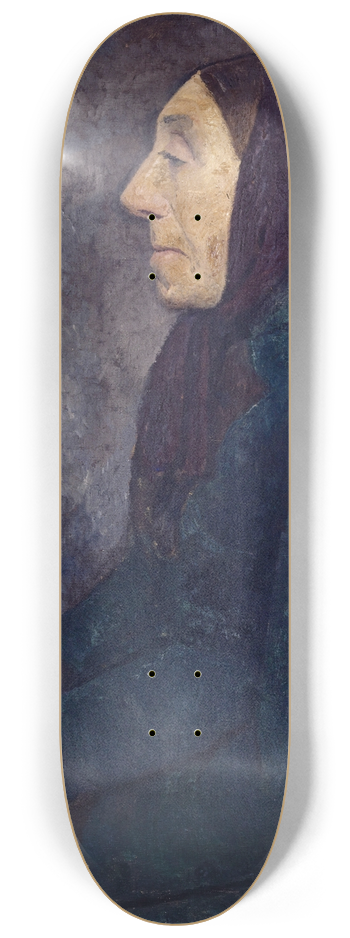 Paula Modersohn-Becker - Sitting Old Peasant Woman 8.25 inch art skate deck