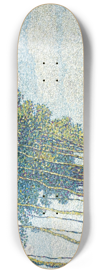 Paul Baum - Bume Am Kanal (Trees By A Canal) 8.25 inch art skate deck