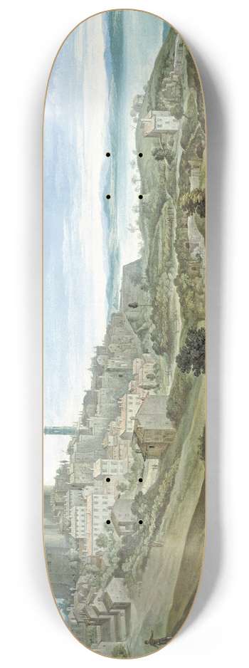 Paul Bril - View of Bracciano 8.25 inch art skate deck