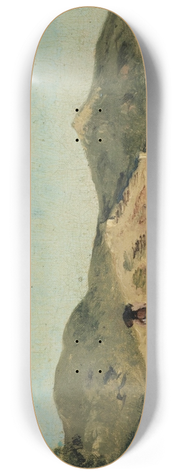 Paul-Camille Guigou - Paysanne sur un chemin en Provence 8.25 inch art skate deck