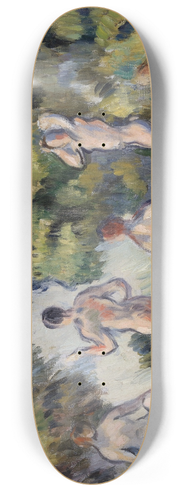 Paul Czanne - Bathers 8.25 inch art skate deck