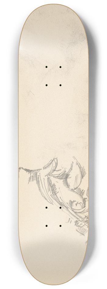 Paul Czanne - Branch in Flower 8.25 inch art skate deck