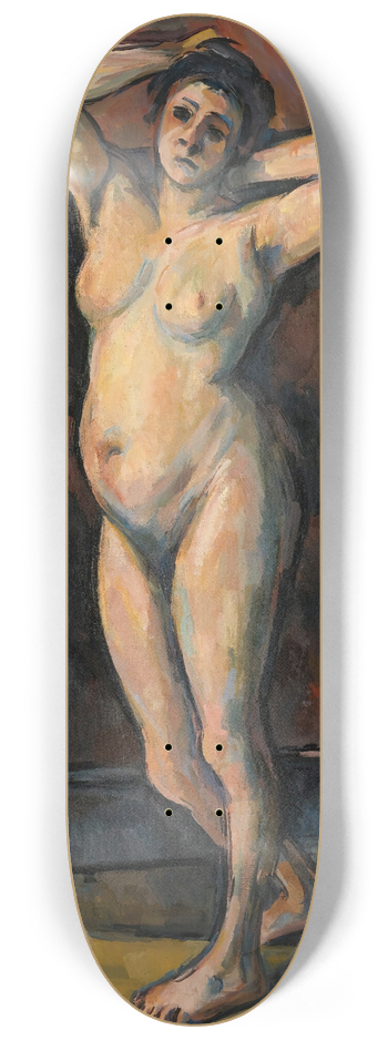 Paul Czanne - Femme Nue Debout 8.25 inch art skate deck