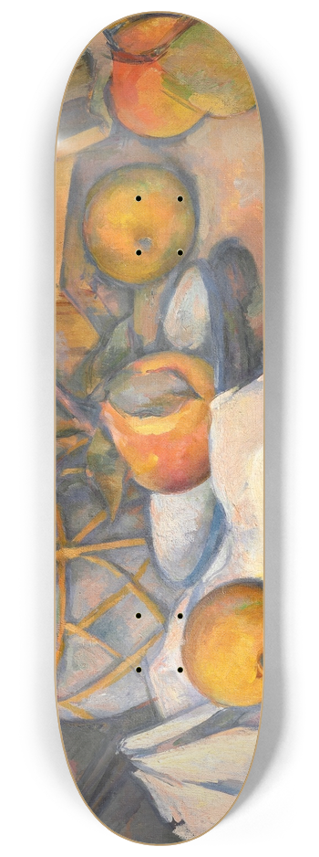 Paul Czanne - Fruits et pot de gingembre 8.25 inch art skate deck