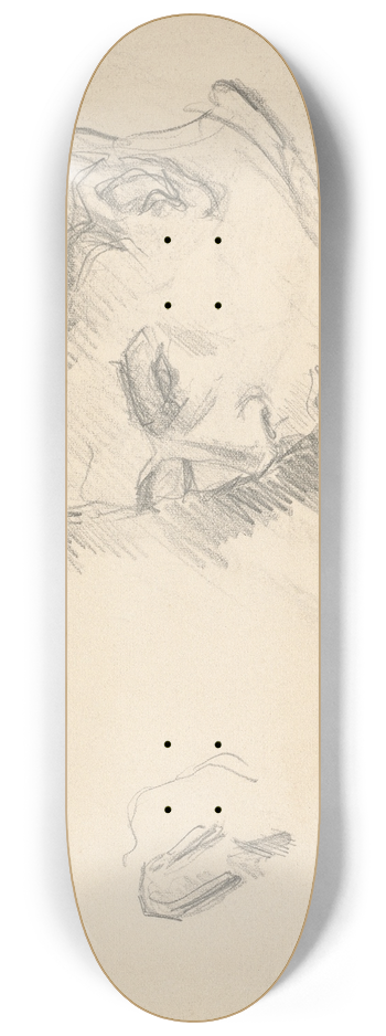 Paul Czanne - Head of a Boy 8.25 inch art skate deck