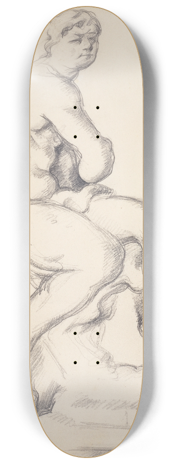 Paul Czanne - Hercules Resting 8.25 inch art skate deck