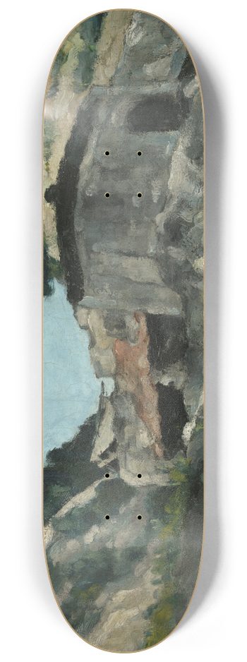 Paul Czanne - Landscape with WaterMill 8.25 inch art skate deck