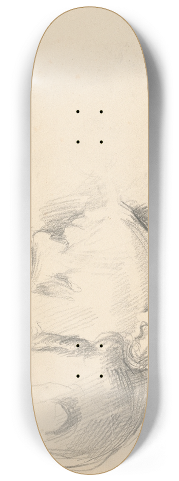 Paul Czanne - Madame Czanne with her Head Lowered 8.25 inch art skate deck