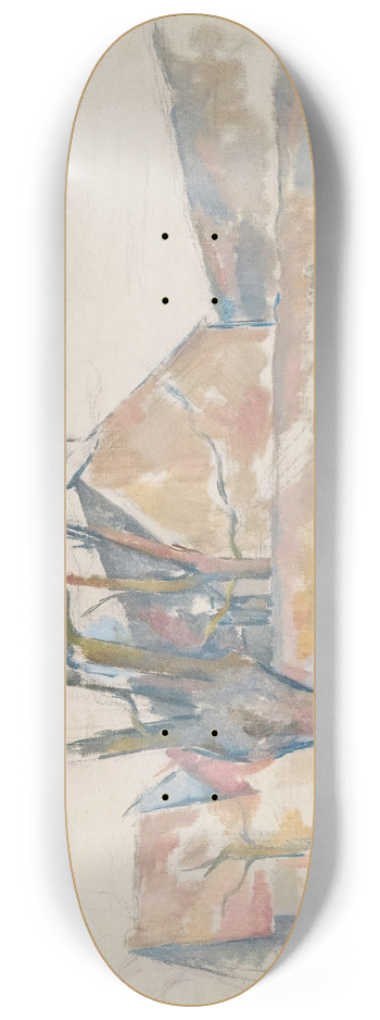 Paul Czanne - Paysage Dhiver 8.25 inch art skate deck