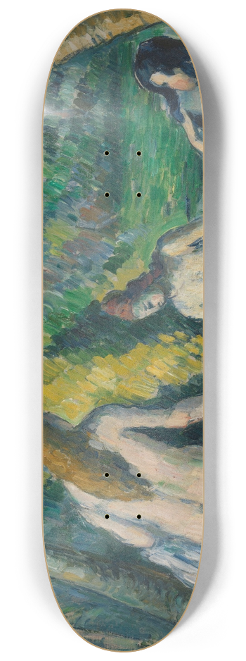 Paul Czanne - Trois baigneuses 8.25 inch art skate deck