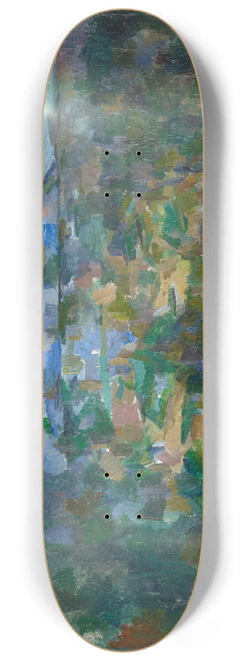 Paul Czanne - View of Mount Sainte-Victoire from Les Lauves 8.25 inch art skate deck