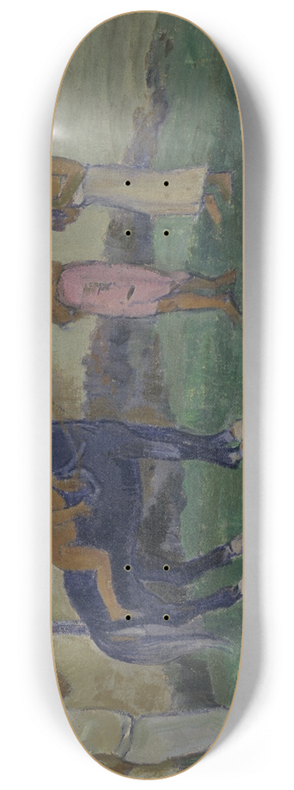 Paul Gauguin - Composition with Figures and a Horse 8.25 inch art skate deck