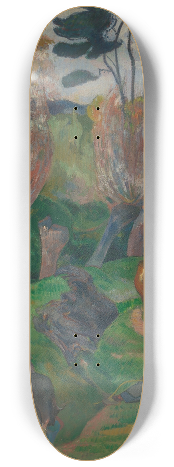 Paul Gauguin - Landscape 8.25 inch art skate deck
