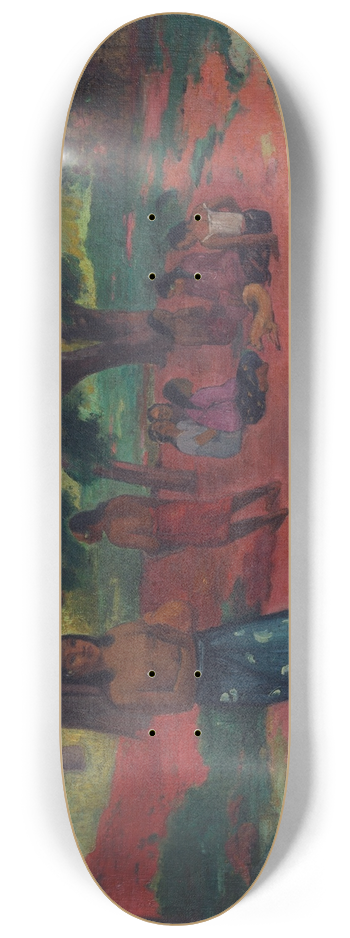 Paul Gauguin - Parau Parau (WhisperedWords) 8.25 inch art skate deck