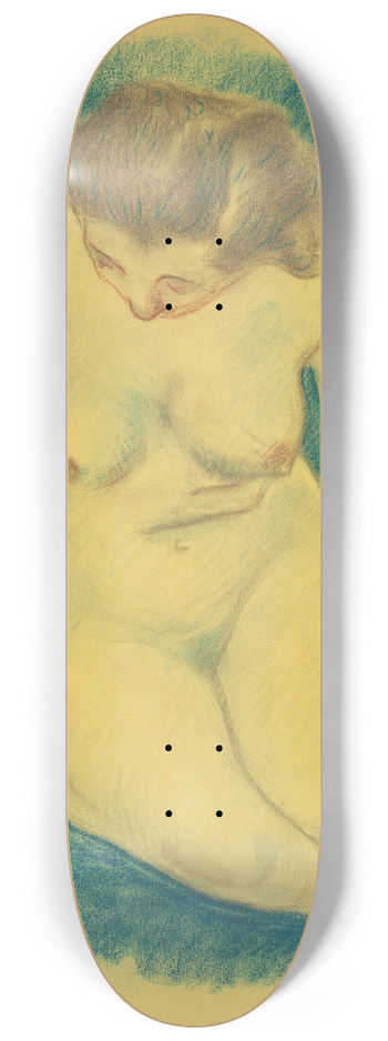 Paul Gauguin - Seated Nude Seen From Above 8.25 inch art skate deck