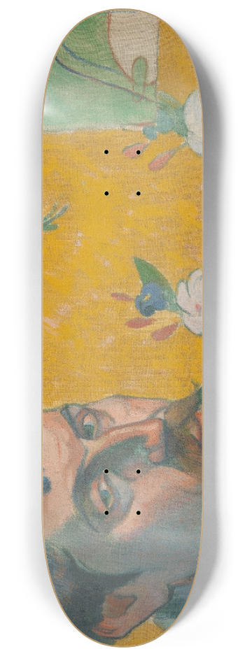Paul Gauguin - Self-portrait with portrait of Bernard, Les Misrables 8.25 inch art skate deck