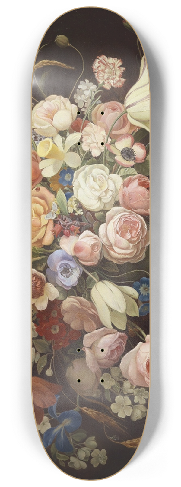 Anton Mller - Blumenstillleben 8.25 inch art skate deck