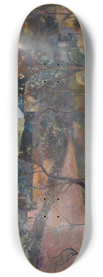 Paul Gauguin - Vue de Rouen 8.25 inch art skate deck