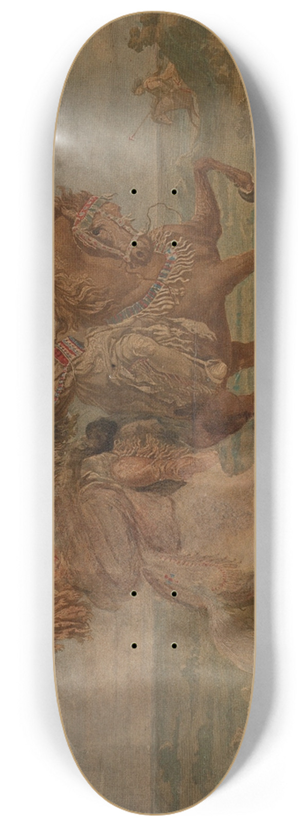 Paul Kane - The Death of Omoxesisixany Or Big Snake 8.25 inch art skate deck